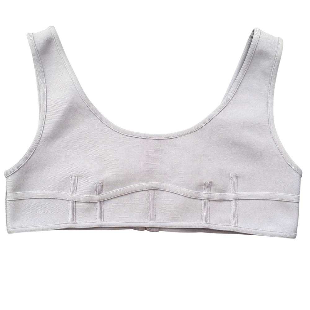 Herve by Herve Leger Lilac Bandage Bralette Crop Top XL 46HBH1287940-538 NEW